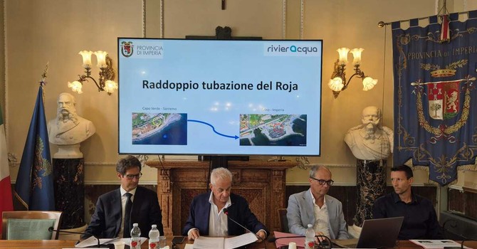 Acquedotto del Roja, 50 milioni per il raddoppio sulla Ciclabile tra Sanremo e Imperia: lavori al via nel 2027 Acquedotto del Roja, 50 milioni per il raddoppio sulla Ciclabile tra Sanremo e Imperia: lavori al via nel 2027