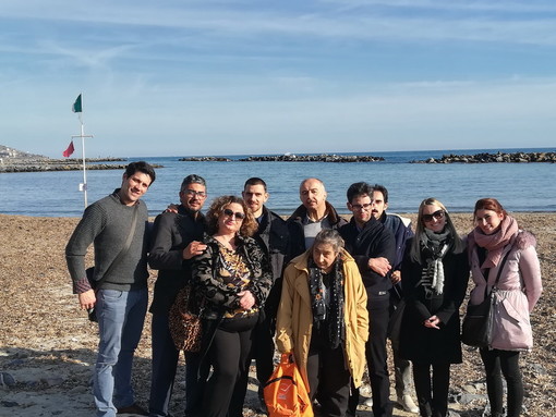 Sanremo: visita dei ragazzi della Comunità Riabilitativa Villa Gritta di Cogorno durante il Festival (foto)
