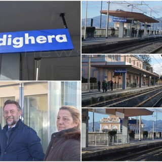 Bordighera ha da oggi una stazione ferroviaria al passo con i tempi: alzati i marciapiedi e due nuovi ascensori (Foto e Video)