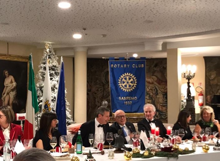 Ieri sera, tradizionale 'Serata degli Auguri di Natale' del Rotary Club Sanremo