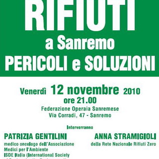 Sanremo: venerdì alla F.O.S. un incontro sul tema rifiuti, invitato anche il sindaco