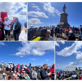 Monte Saccarello in festa, l’abbraccio del Cristo Redentore unisce fede, storia e ambiente Monte Saccarello in festa, l’abbraccio del Cristo Redentore unisce fede, storia e ambiente