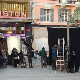 Le ultime riprese in via Mameli