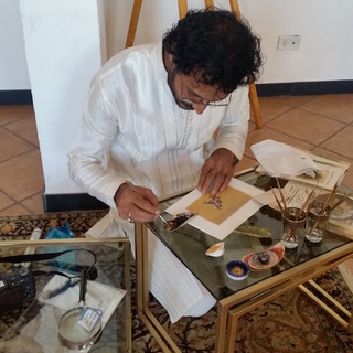 Perinaldo: inaugurata la mostra Roots insieme al giovane artista Kamal Swami