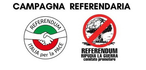 Imperia: sabato un banchetto a sostegno di 3 referendum popolari per fermare l’invio di armi in Ucraina Imperia: sabato un banchetto a sostegno di 3 referendum popolari per fermare l’invio di armi in Ucraina