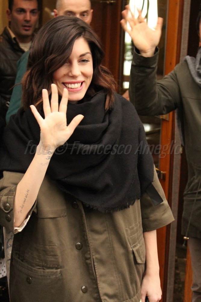 #Sanremo2015: Anna Tatangelo, Lara Fabian, Serena Brancale e Bianca Atzei oggi al Royal Hotel