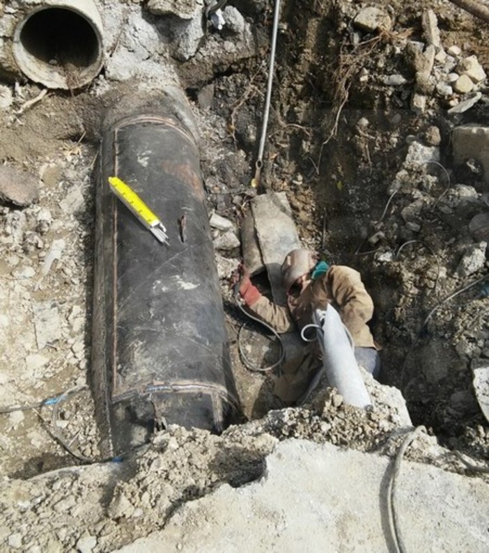 Imperia: lavori per una perdita dall’acquedotto del Roja in zona Galeazza, possibili interruzioni alla linea