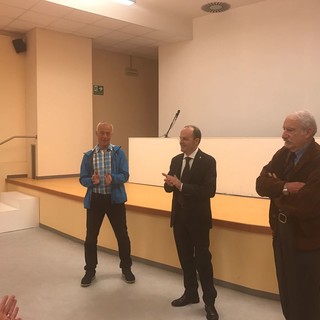 Imperia: visita dei ragazzi di Friedrichshaffen. Il saluto del Sindaco Carlo Capacci e l'invito per la cerimonia del 25 aprile