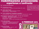 Sanremo: martedì 21, seminario “Dalla cura alla riabilitazione psicosociale”