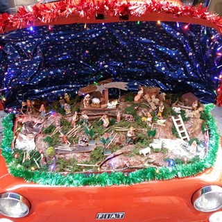 Alcune immagini delle Fiat 500 natalizie a Taggia Alcune immagini delle Fiat 500 natalizie a Taggia