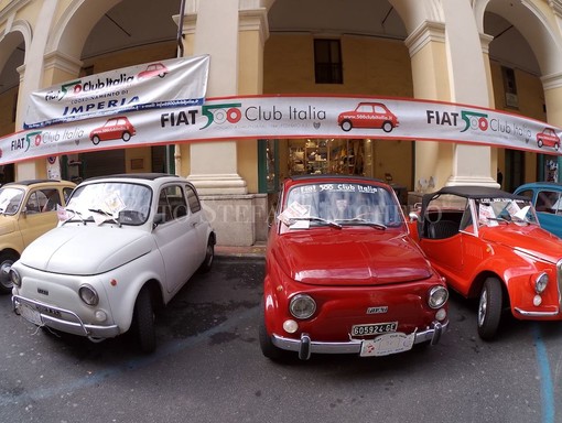 Imperia si prepara al 2° raduno di Fiat 500, tra le novità il concerto della Fanfara e la visita al Parasio