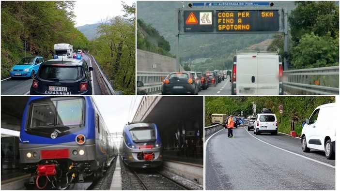 Inferno in autostrada e sulle linee ferroviarie: rientro da incubo dalla Liguria Inferno in autostrada e sulle linee ferroviarie: rientro da incubo dalla Liguria