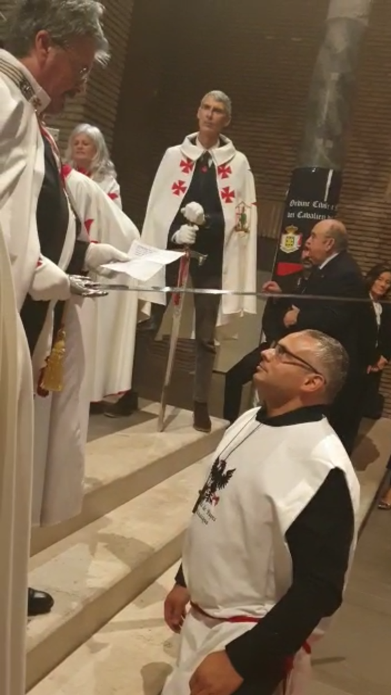 L’imprenditore ventimigliese Ramon Bruno è stato investito Cavaliere dell’Ordine Templare in Vaticano