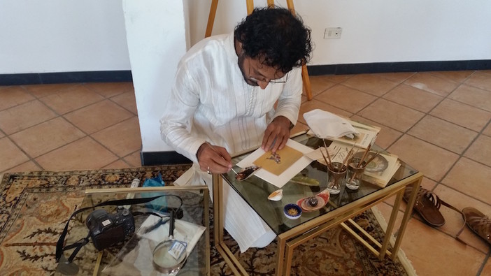 Perinaldo: inaugurata la mostra Roots insieme al giovane artista Kamal Swami