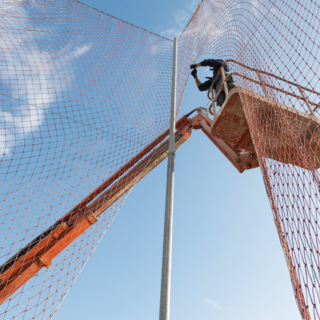 Rete arancione da cantiere: perché è diventata lo standard per visibilità e sicurezza