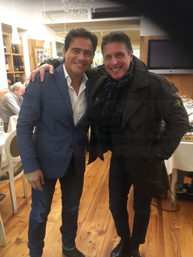 Sanremo: Raoul Cremona ieri sera al Ristorante argentino Buena Vista