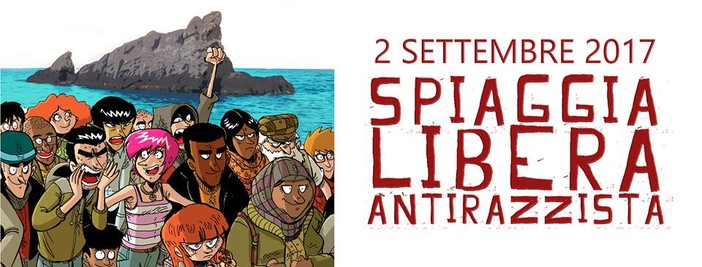 Imperia: nonostante l'assenza di Matteo Salvini alla Festa della Lega, la Talpa e l'Orologio organizzerà la 'Spiaggia Libera Antirazzista' Imperia: nonostante l'assenza di Matteo Salvini alla Festa della Lega, la Talpa e l'Orologio organizzerà la 'Spiaggia Libera Antirazzista'