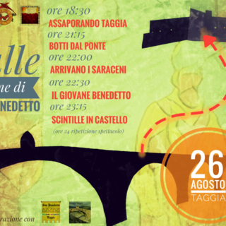 Taggia unita per la nascita di 'Sulle orme di San Benedetto'. Il 26 agosto appuntamento con la storia e lo spettacolo