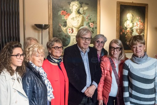Taggia: la Fondazione Maria Caterina Pizzio e Alberto Rovera apre le porte della sede a Vittorio Sgarbi