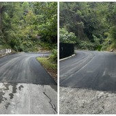 Camporosso, ripristinato l’asfalto in strada degli Olandesi. Morabito: "Segnalazione ascoltata, ora è più sicura" (Foto) Camporosso, ripristinato l’asfalto in strada degli Olandesi. Morabito: "Segnalazione ascoltata, ora è più sicura" (Foto)