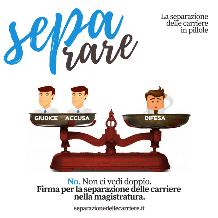 Sanremo: separazione delle carriere nella magistratura, sabato pomeriggio in centro una raccolta firme Sanremo: separazione delle carriere nella magistratura, sabato pomeriggio in centro una raccolta firme