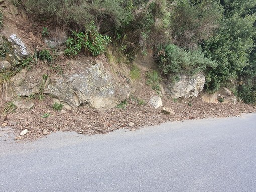 Sanremo, la segnalazione di un nostro lettore: "In strada Senatore Marsaglia sassi e terriccio, il comune intervenga" (foto)