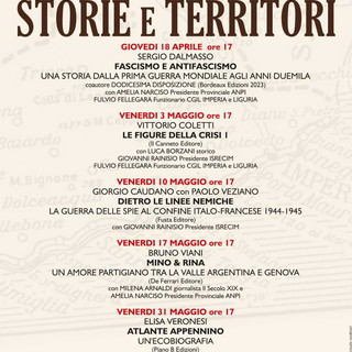 Sanremo: ritorna la Rassegna Storie e Territori con l'incontro dal titolo 'Fascismo e antifascismo' Sanremo: ritorna la Rassegna Storie e Territori con l'incontro dal titolo 'Fascismo e antifascismo'