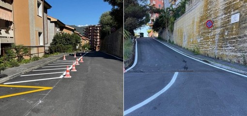 Ventimiglia, rifacimento della segnaletica orizzontale in via Caduti del Lavoro: conclusi i lavori (Foto) Ventimiglia, rifacimento della segnaletica orizzontale in via Caduti del Lavoro: conclusi i lavori (Foto)