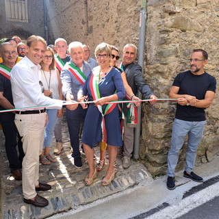 A Borghetto d’Arroscia inaugurato il primo dei due interventi di rigenerazione urbana finanziati dalla Regione Liguria