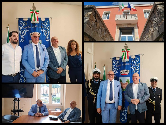 Progetti futuri e innovazione tecnologica, visita istituzionale del senatore Gianni Berrino a Vallecrosia (Foto e video)