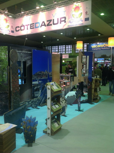 Imperia: uno stand della Provincia al Salon des Vacances di Bruxelles Imperia: uno stand della Provincia al Salon des Vacances di Bruxelles