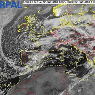 Per domani diramata Allerta meteo per neve. In provincia di Imperia interessata la fascia interna. Le previsioni sino a martedì
