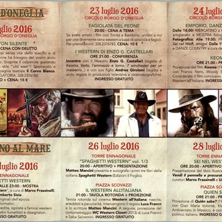 Santo Stefano al Mare: continua l'appuntamento serale con "Spaghetti Western"