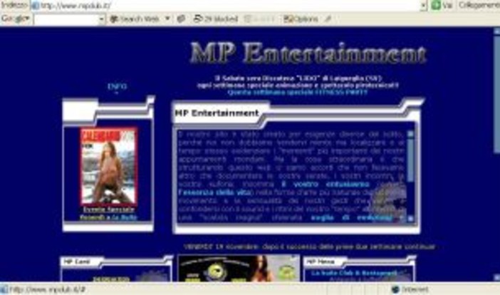 Spettacoli: � on line il nuovo sito dell'Mp Entertaiment