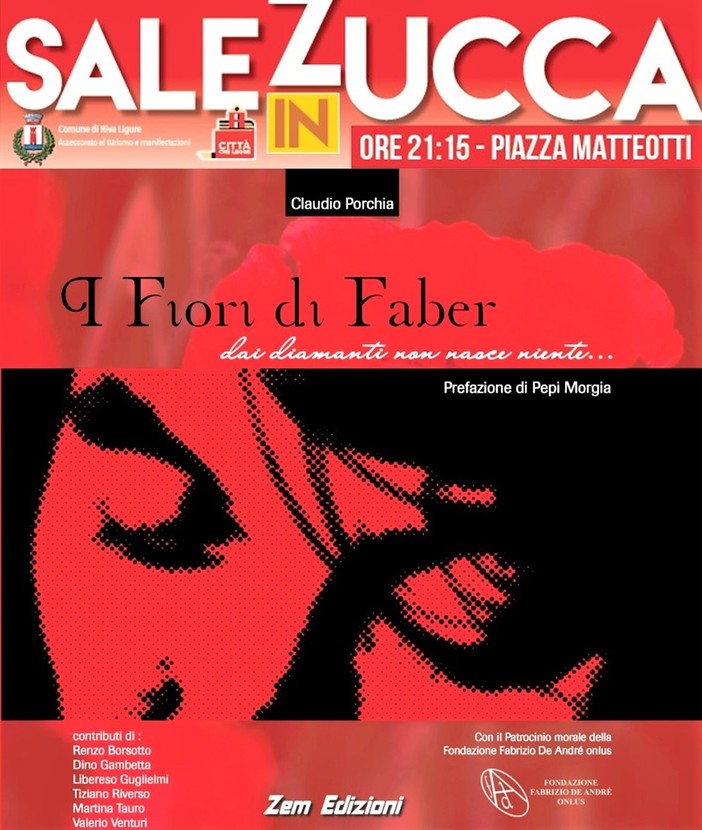 Riva Ligure, a 'Sale in Zucca' omaggio a Fabrizio De Andrè con Claudio Porchia e Christian Gullone