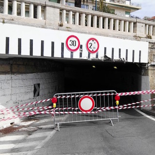 Sanremo: il sottopasso del Castillo potrebbe riaprire già nel tardo pomeriggio di oggi