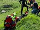 Motociclista tedesco ferito sul monte Fronté, intervento di soccorso alpino e vigili del fuoco (foto)