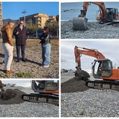 Vallecrosia al Mare, sistemazione e pulizia delle spiagge: al via i lavori (Foto) Vallecrosia al Mare, sistemazione e pulizia delle spiagge: al via i lavori (Foto)