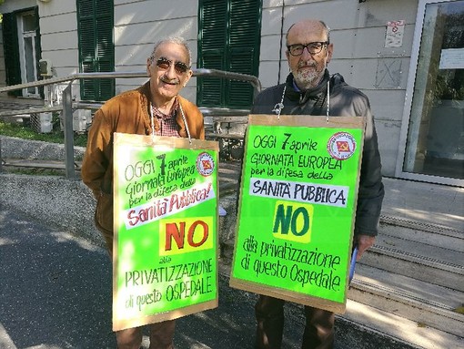 Bordighera: presidio del Partito di Rifondazione Comunista davanti al Saint Charles “No alla privatizzazione dell'Ospedale” (Video) Bordighera: presidio del Partito di Rifondazione Comunista davanti al Saint Charles “No alla privatizzazione dell'Ospedale” (Video)