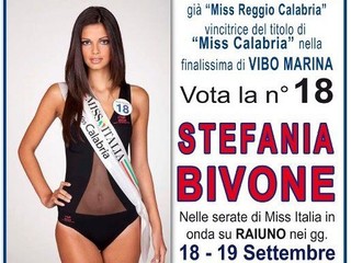 Miss Calabria sostenuta a Ventimiglia Miss Calabria sostenuta a Ventimiglia