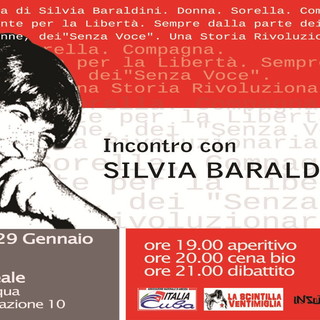 Dolceacqua: sabato incontro con Silvia Baraldini Dolceacqua: sabato incontro con Silvia Baraldini