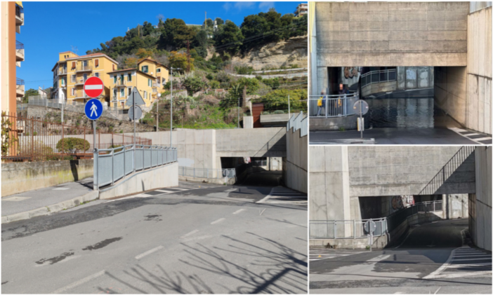 Ventimiglia, intervento effettuato: sottopasso di San Secondo riaperto alla viabilità (Foto) Ventimiglia, intervento effettuato: sottopasso di San Secondo riaperto alla viabilità (Foto)