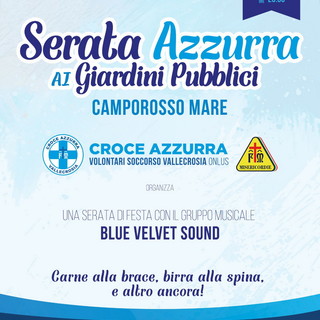 Giovedì prossimo, serata gastronomica e danzante della Croce Azzurra di Vallecrosia