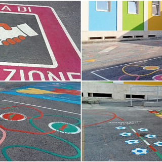 Imperia, alle scuole di via Gibelli ambiente nuovo e colorato (foto) Imperia, alle scuole di via Gibelli ambiente nuovo e colorato (foto)
