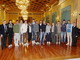 Sanremo: il Siena calcio in trasferta al Casinò accolti dal presidente Giuseppe Di Meco