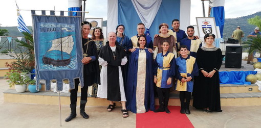 Il Sestiere Burgu di Ventimiglia alla festa di San Bernardo alla festa nazionale del principato di Seborga