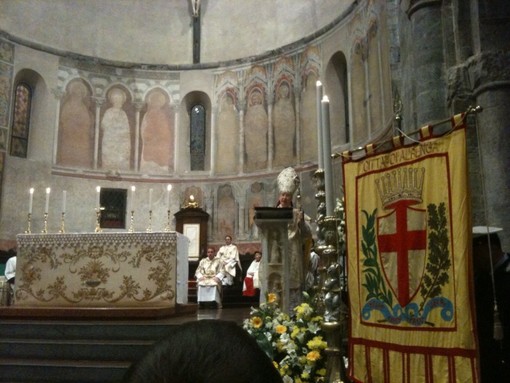 Strescino e Scajola ad Albenga per i 20 anni di ordinazione episcopale di Mons.Olivieri