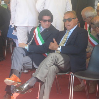 Il sindaco di Imperia Paolo Strescino e Francesco Bellavista Caltagiorne Il sindaco di Imperia Paolo Strescino e Francesco Bellavista Caltagiorne