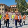 Passerella a Ventimiglia, primo sopralluogo di Regione Liguria. Giampedrone: "Cantiere con varie tappe, l'obiettivo è finire nel 2027" (Foto e video)