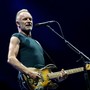 Sting in concerto in piazza Massena a Nizza